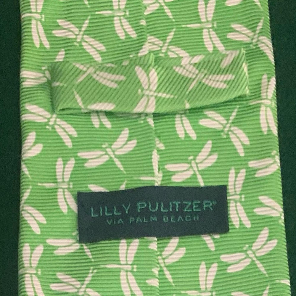 LILY PULITZER All Silk Dragonfly Tie - Picture 3 of 5